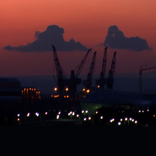 Cranes &amp; clouds ...